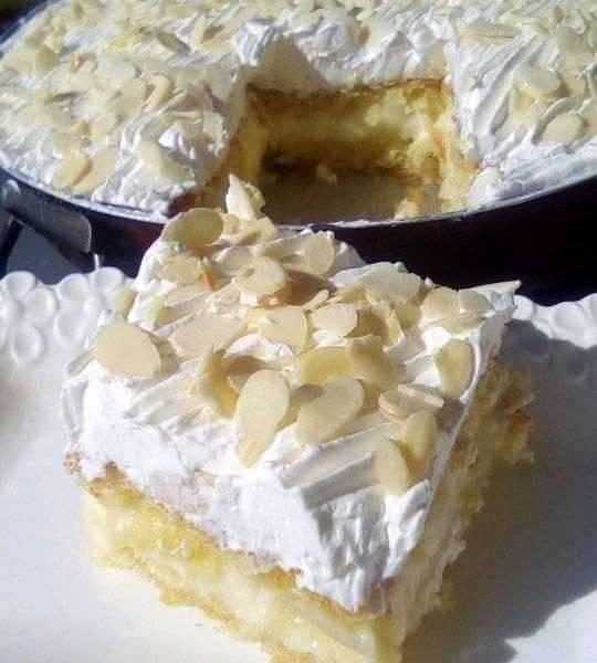 Φανταστική τούρτα αμυγδαλου