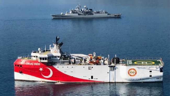 Oruc Reis: Μέχρι τις 27 Αυγούστου παρατείνεται η τουρκική NAVTEX
