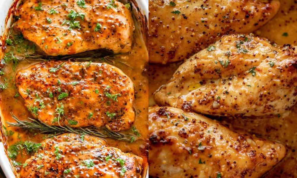 Συνταγή για φιλέτο κοτόπουλο με μέλι και μουστάρδα