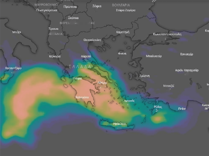 ΕΜΥ: Έκτακτο δελτίο επικίνδυνων καιρικών φαινομένων