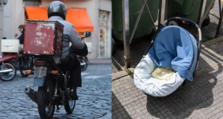 Ντελιβεράς βρήκε βρέφος 5 μηνών στον δρόμο